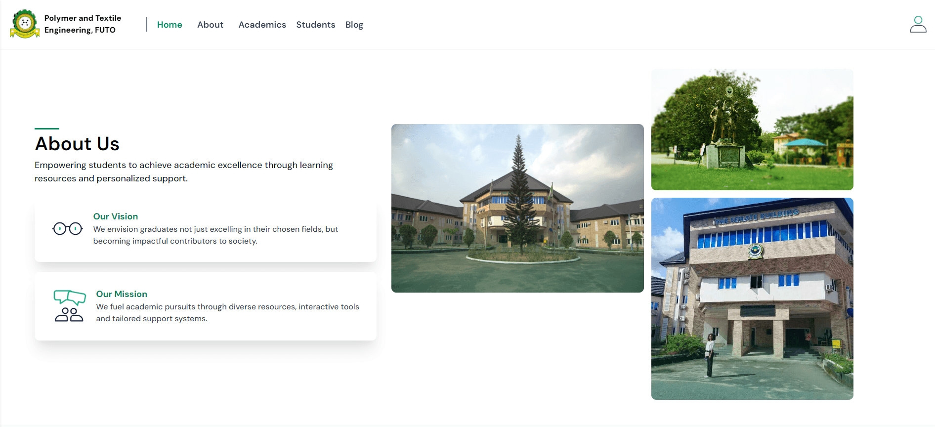 Landing Page — PTE-FUTO by Christian Mbah
