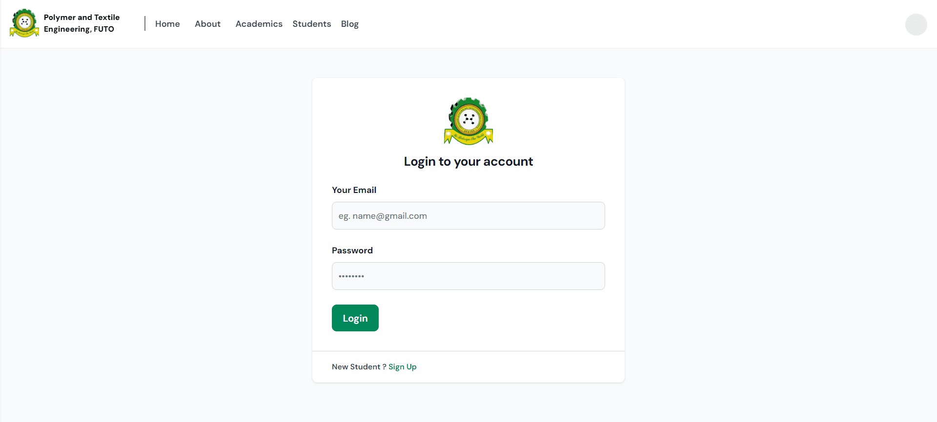 Landing Page — PTE-FUTO by Christian Mbah