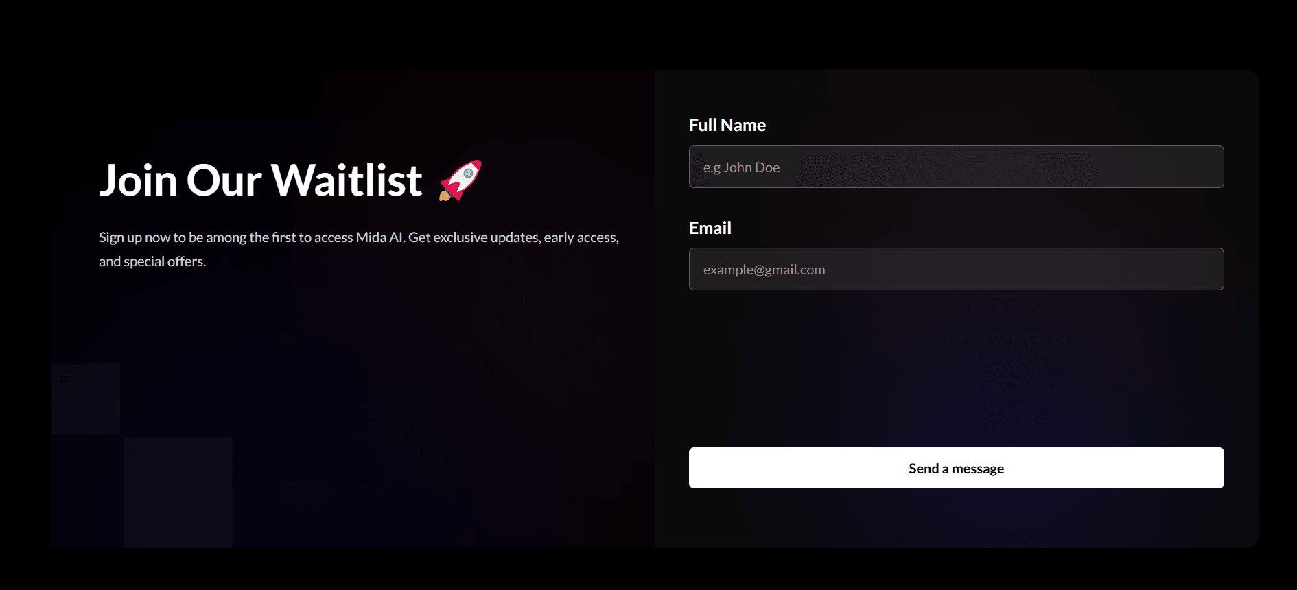 AI Agents Landing Page — Mida Digitals by Christian Mbah